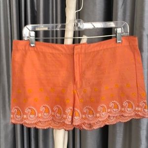 Calypso cotton tangerine/ orange coke shorts